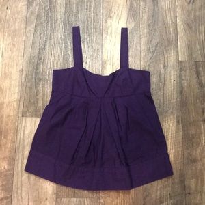 Marc by Marc Jacobs Purple Top with Zipper Back